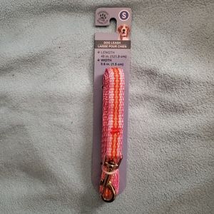 Dog collar pink orange